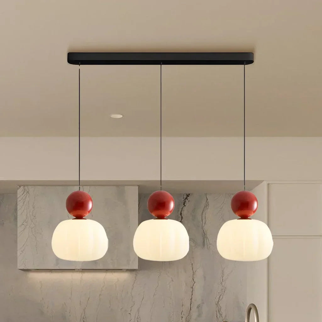 Lampada da soffitto in vetro con finitura dorata per interni