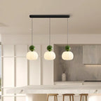 Lampada a sospensione decorativa in vetro dorato per soggiorno e sala da pranzo