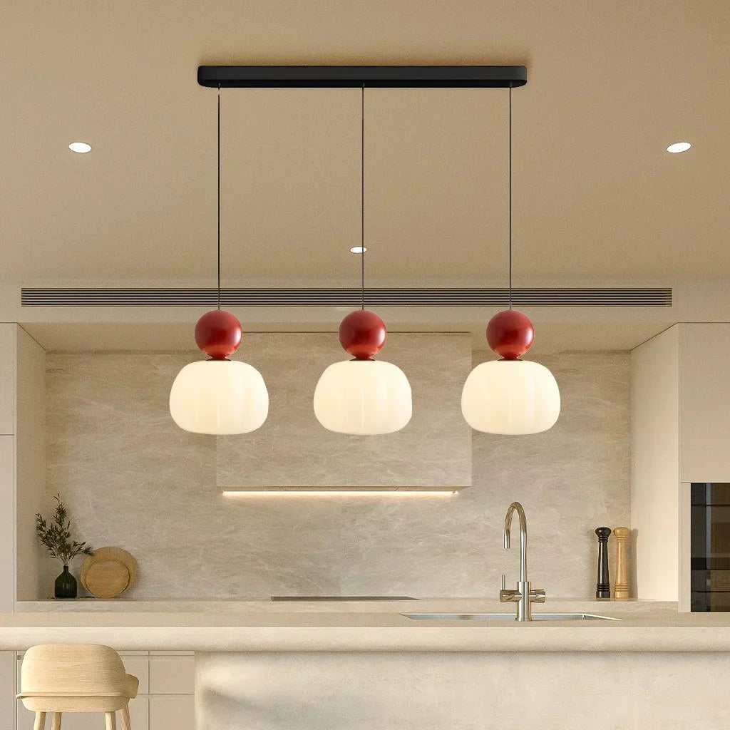Schlanke moderne luxuriöse LED-Deckenpendelleuchte