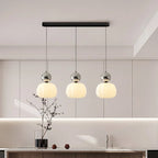 Glass ceiling lamp with gold finish for interiors