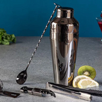 10-piece cocktail bartender set Complete drink mixing set