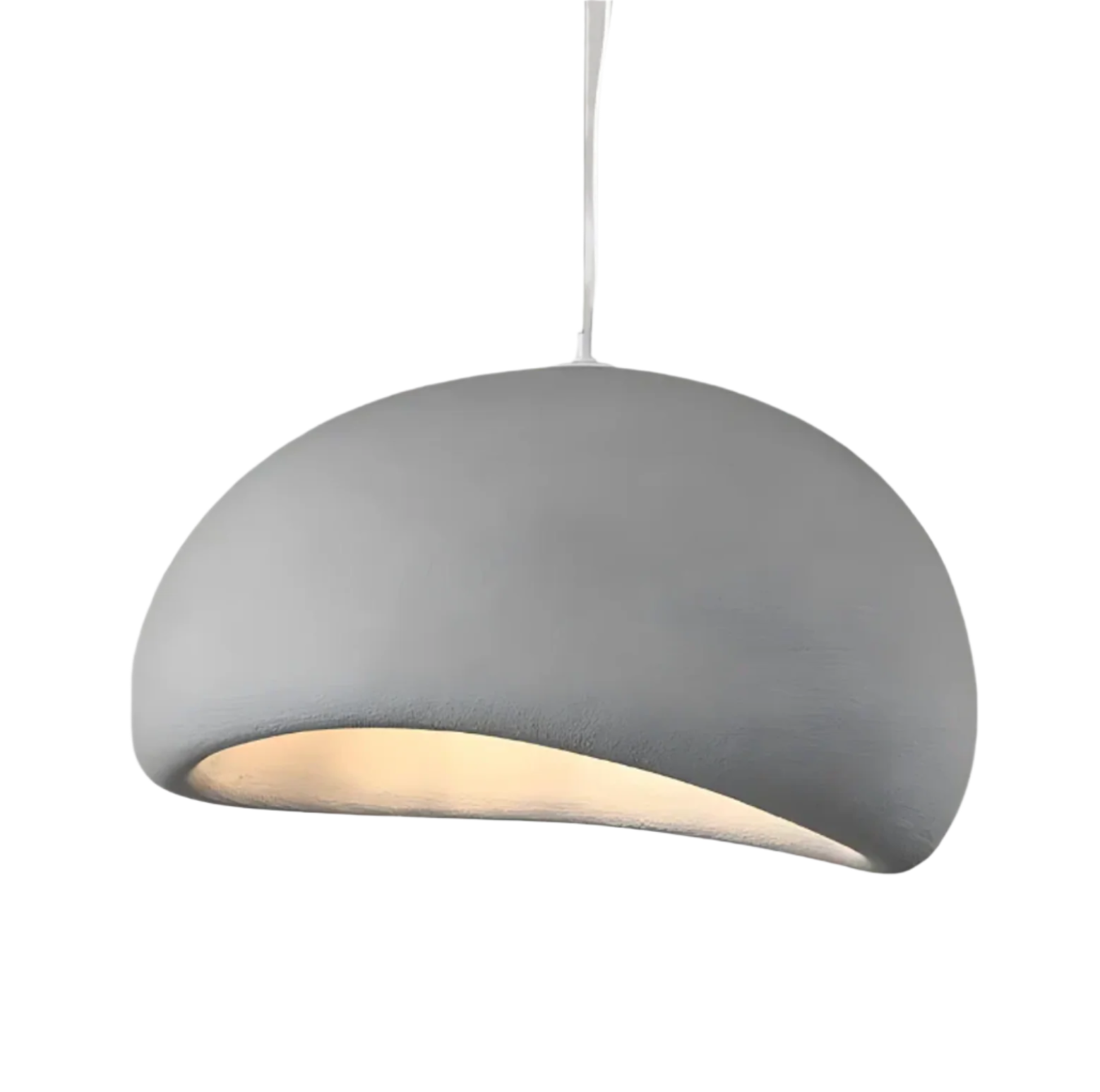Lampada da soffitto minimalista in stile japandi