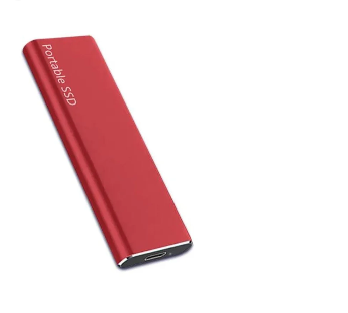 Kompaktes externes 4-TB-Laufwerk, leichtes tragbares USB-C-Laufwerk