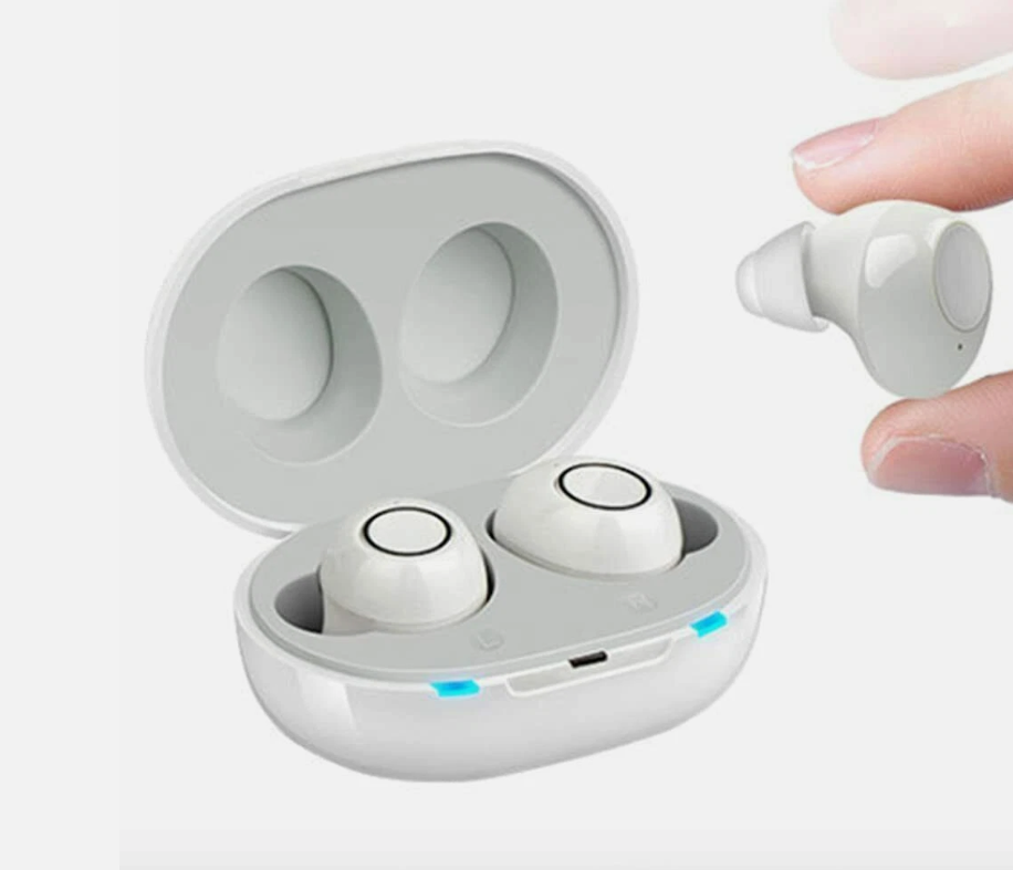 Kompaktowy, ładowalny aparat słuchowy Bluetooth