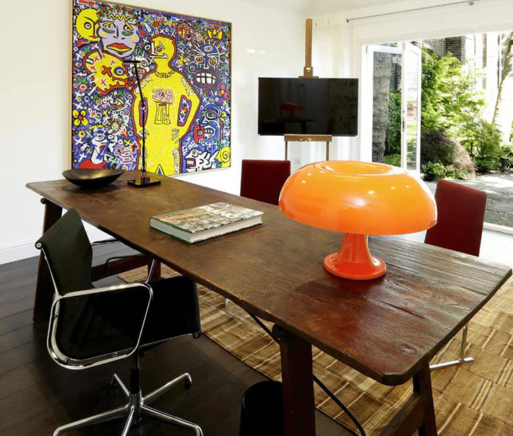 Lampa stołowa LED Mushroom z ciepłym blaskiem