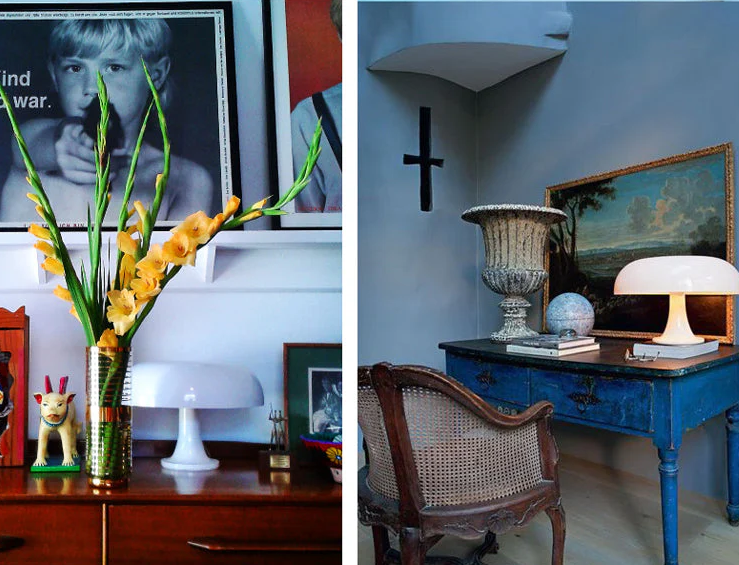 Lampa stołowa LED Mushroom z ciepłym blaskiem