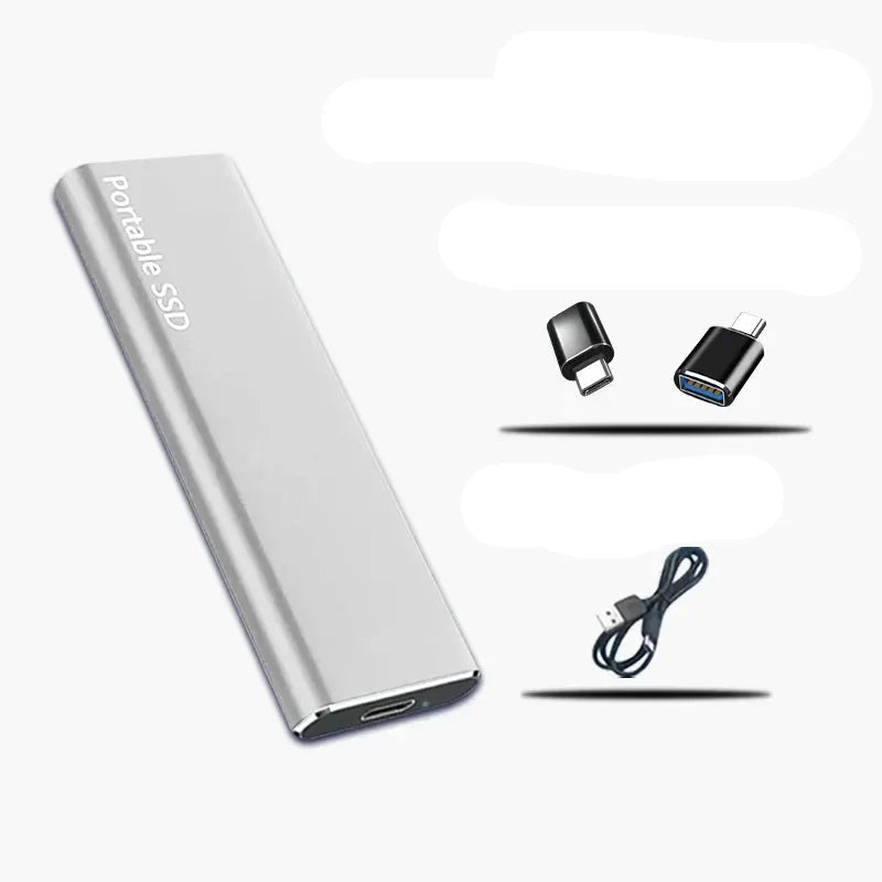 SSD externe portable ultra-rapide de 4TB USB-C type C