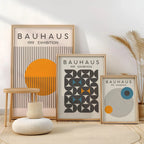 Abstract Wall Decoration Set Bauhaus Prints