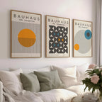 Abstract Wall Decoration Set Bauhaus Prints