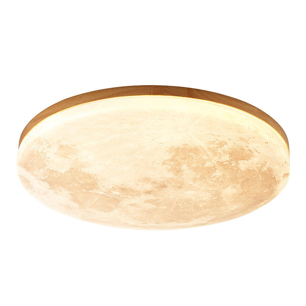Lampa Sufitowa LED Moonlamp – Minimalistyczna Okrągła z Ciepłym Światłem