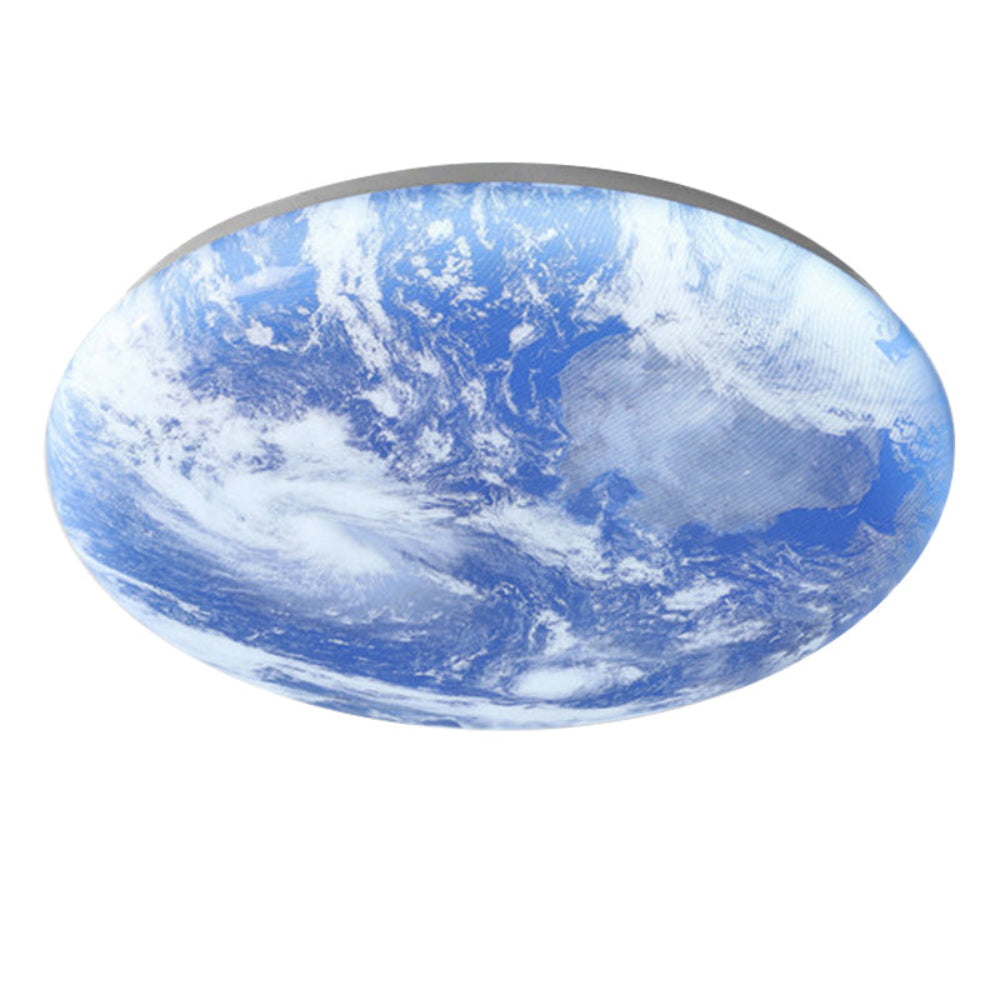 Lampa Sufitowa LED Moonlamp – Minimalistyczna Okrągła z Ciepłym Światłem