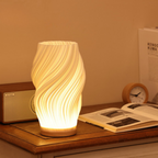 Nowoczesna lampa stołowa wave crest LED oświetlenie dekoracyjne