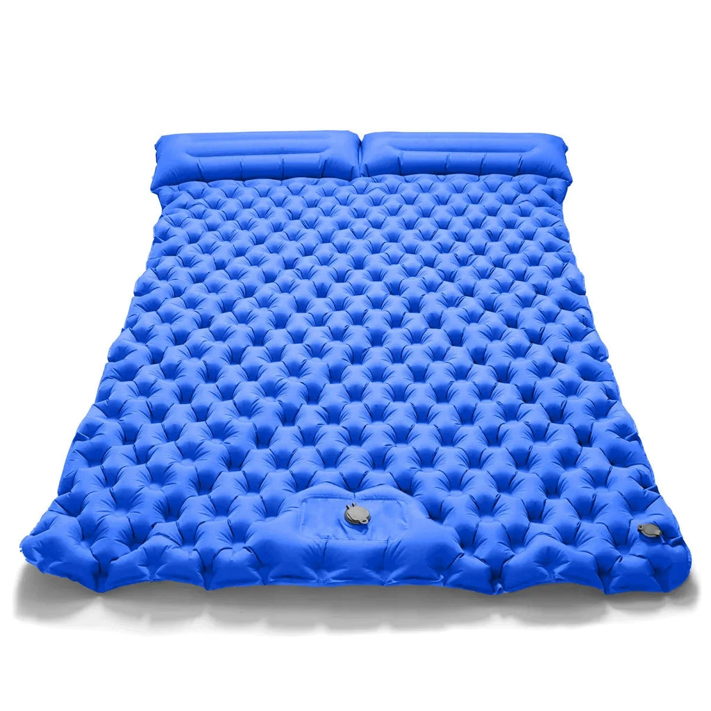Matelas pneumatique double portable pour le camping et les activités en plein air