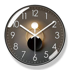 Luxuriöse universelle stille runde Wanduhr für das moderne Zuhause
