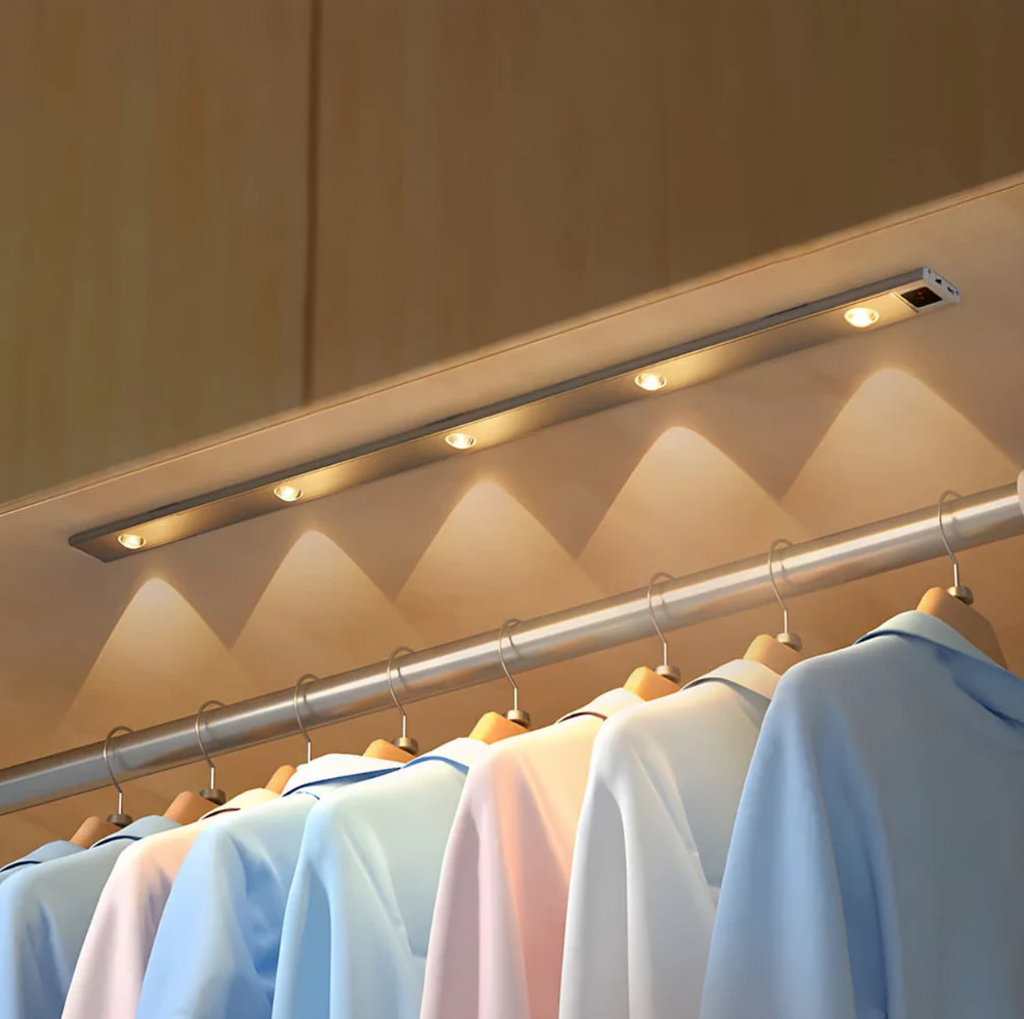 Lampada da parete ricaricabile con sensore di movimento e dimmer touch