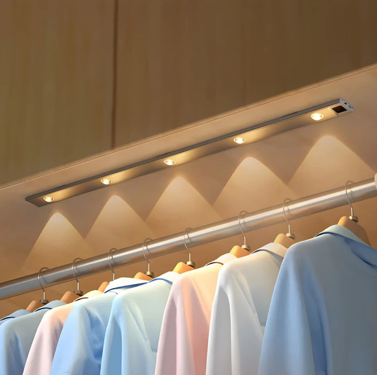 Lampada da parete ricaricabile con sensore di movimento e dimmer touch