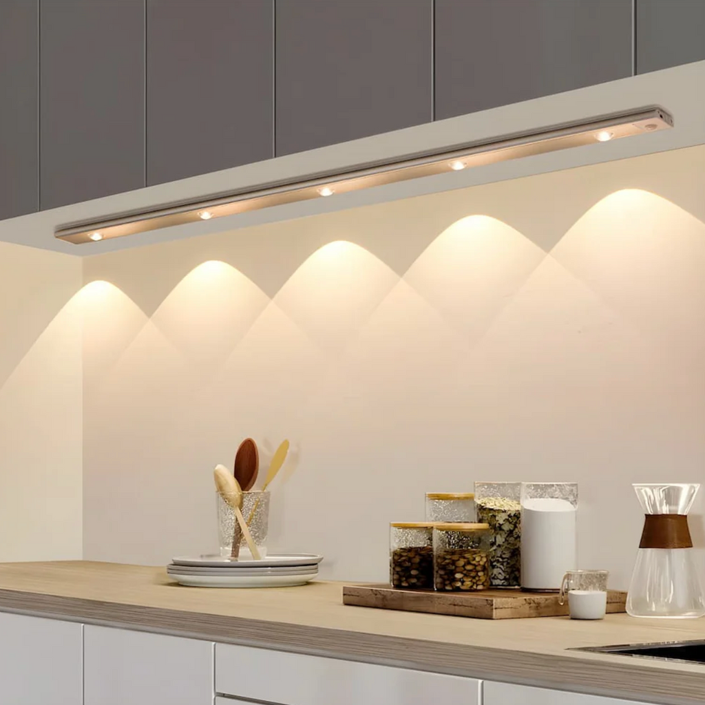 Lampada da parete ricaricabile con sensore di movimento e dimmer touch