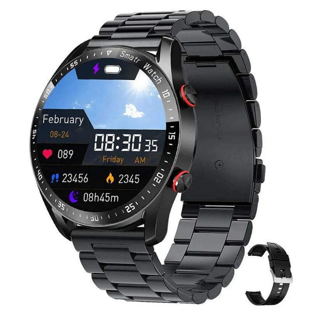 Smartwatch Dotykowy z Funkcjami Monitorowania Zdrowia