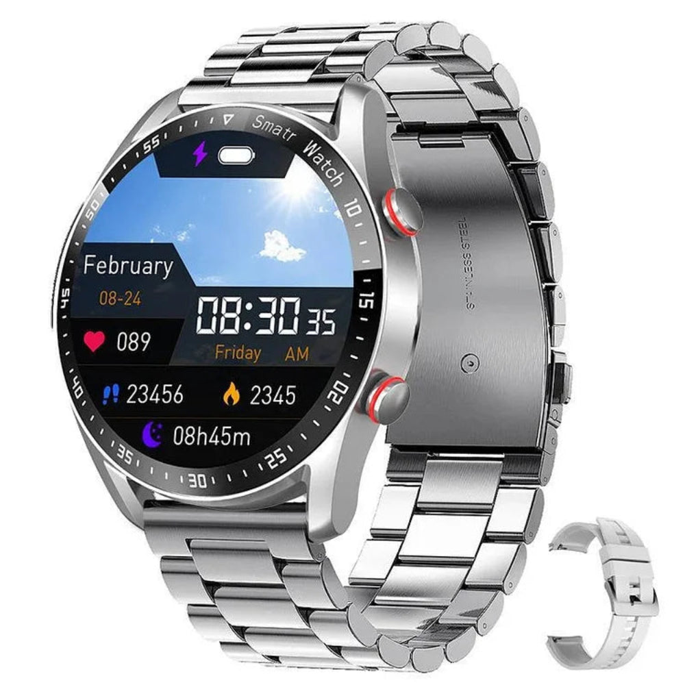 Touchscreen smartwatch met gezondheidsmonitoring functies