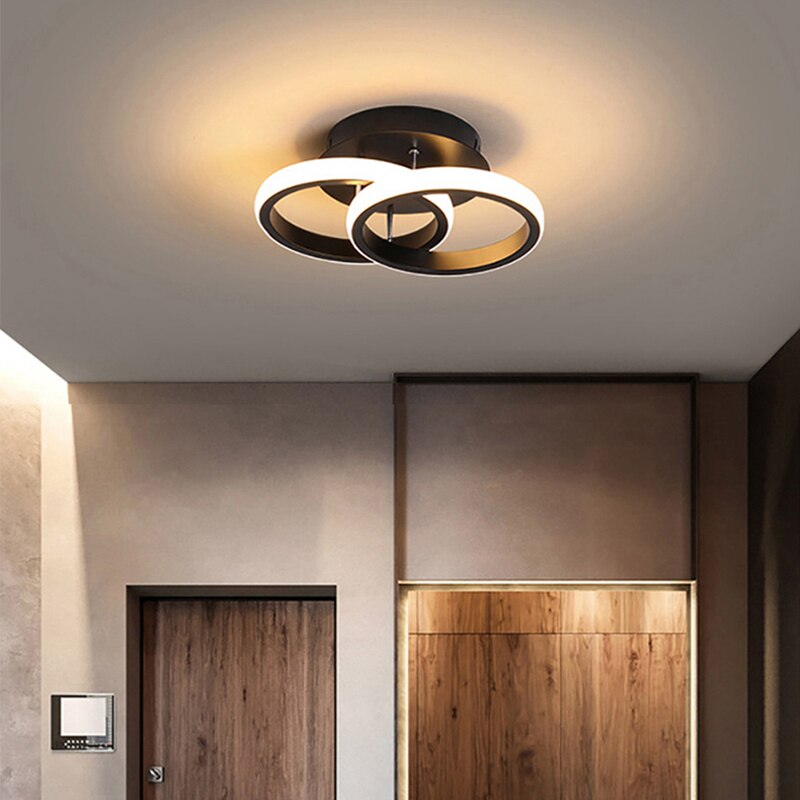 Lampada da soffitto LED regolabile a risparmio energetico con tre anelli