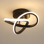 Adjustable Energy-Saving LED Ceiling Lamp with Three Rings