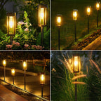 Lanterna solare da giardino – lampada LED esterna con palo