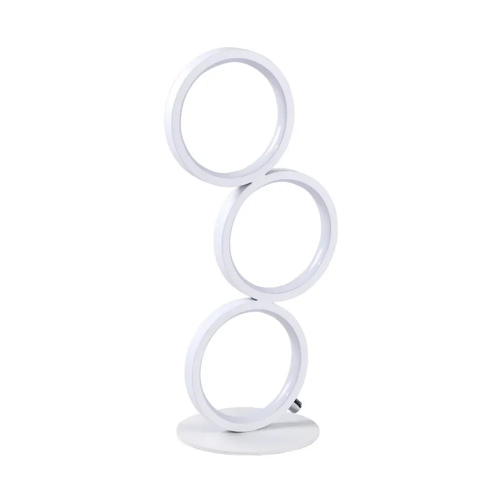 Dekorative runde LED-Schreibtischlampe mit warmem, stimmungsvollem Licht