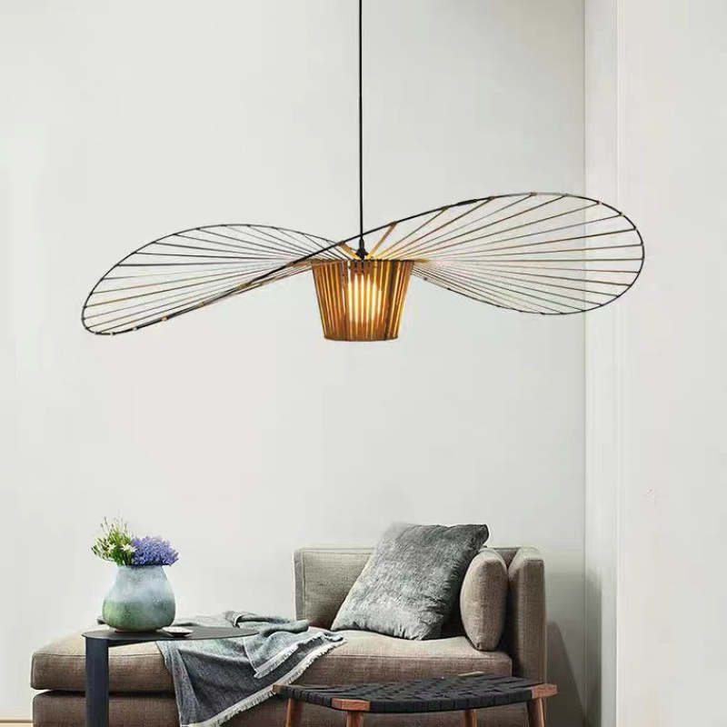Lampa wisząca dekoracyjna delikatne światło falisty design