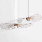 Lampada a sospensione decorativa con luce delicata e forma ondulata