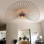 Lampa wisząca dekoracyjna delikatne światło falisty design