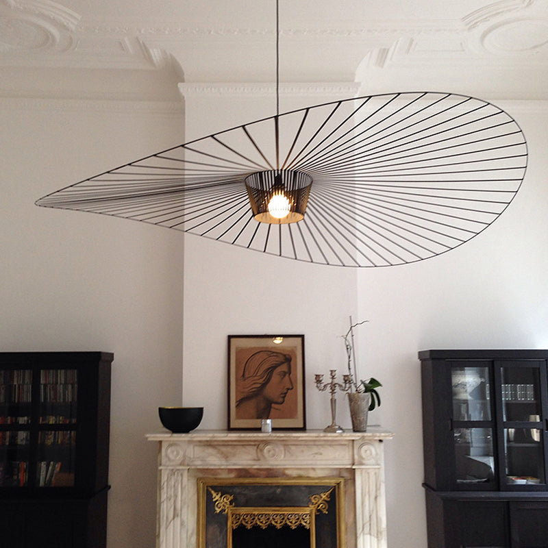 Lampa wisząca dekoracyjna delikatne światło falisty design