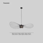 Lampa wisząca dekoracyjna delikatne światło falisty design