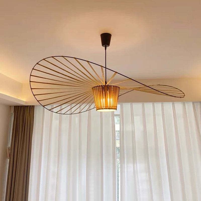 Lampa wisząca dekoracyjna delikatne światło falisty design