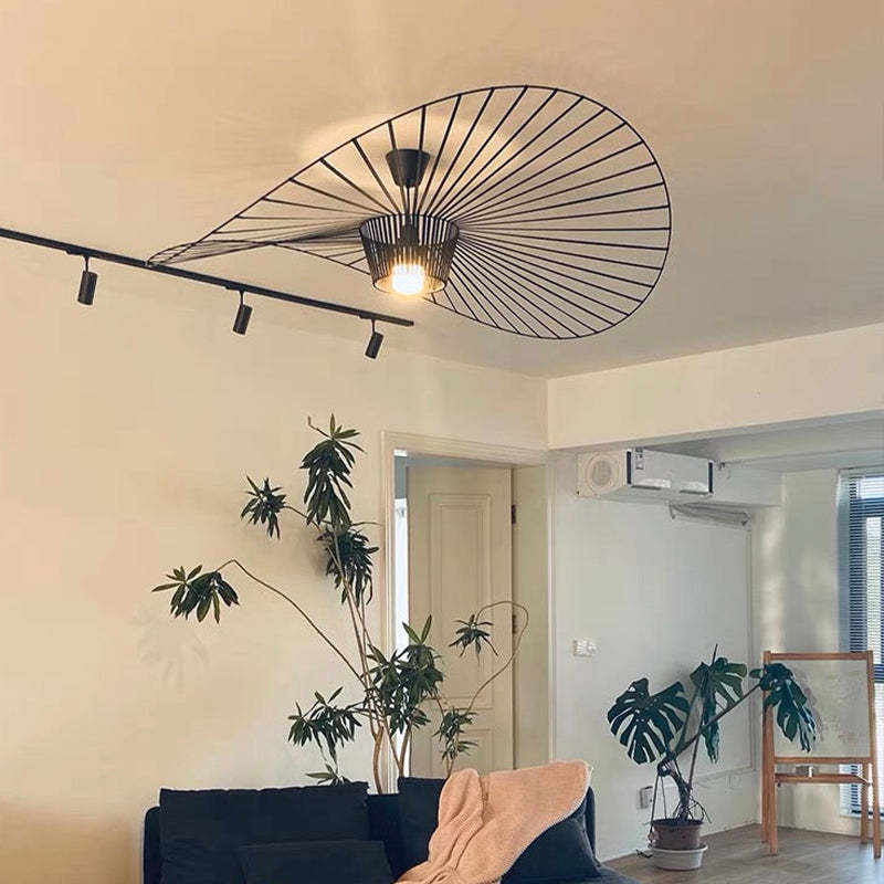Lampa wisząca dekoracyjna delikatne światło falisty design
