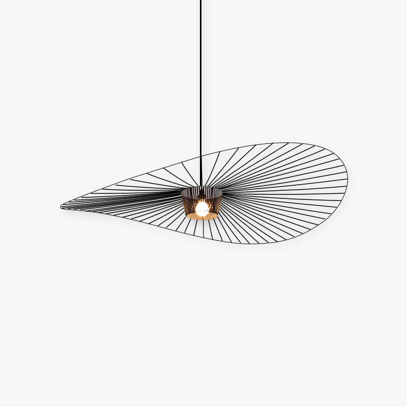 Lampa wisząca dekoracyjna delikatne światło falisty design