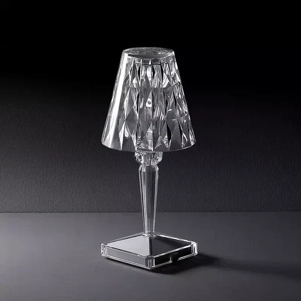 Crystal style table lamp with touch control elegant light wall light