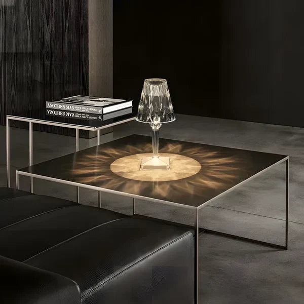 Crystal style table lamp with touch control elegant light wall light