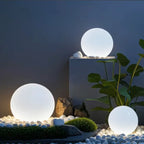Zewnętrzne oświetlenie kuliste LED elegancka lampa zewnętrzna