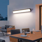 Lampe extérieure LED moderne et étanche à fixer au mur