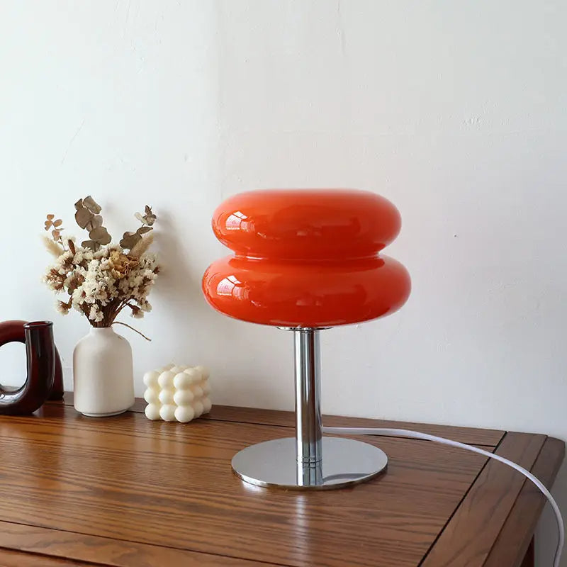 Modern Bauhaus-inspired table lamp with 3-level dimmer