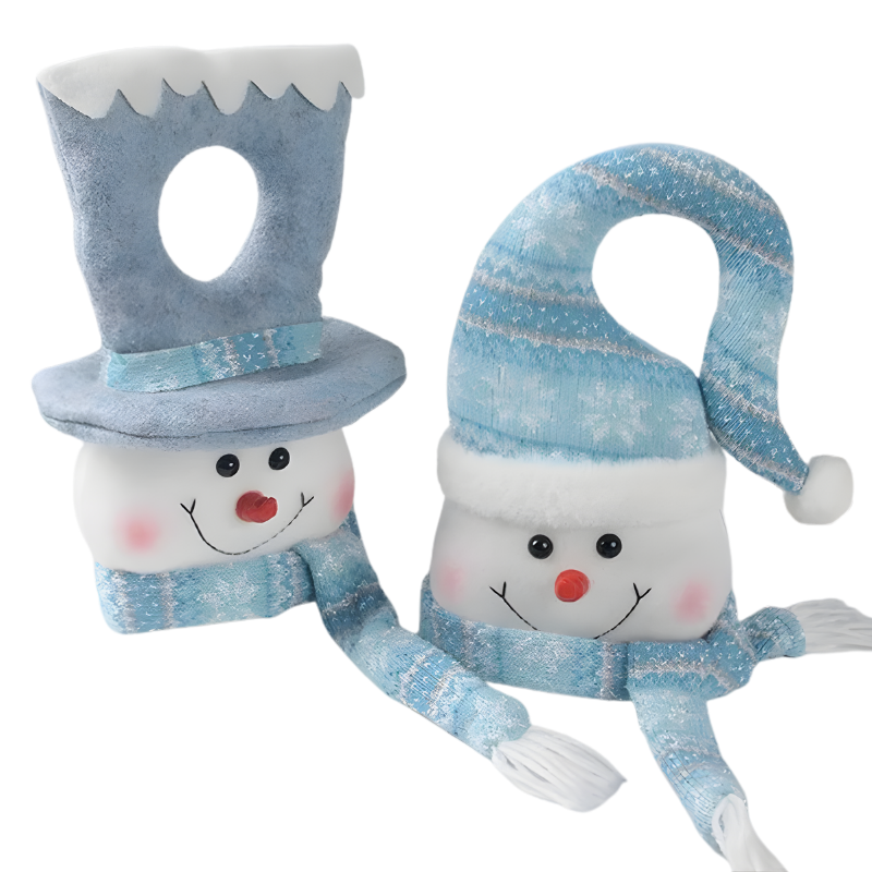 Świecący zimowy bałwanek do wystroju wnętrz