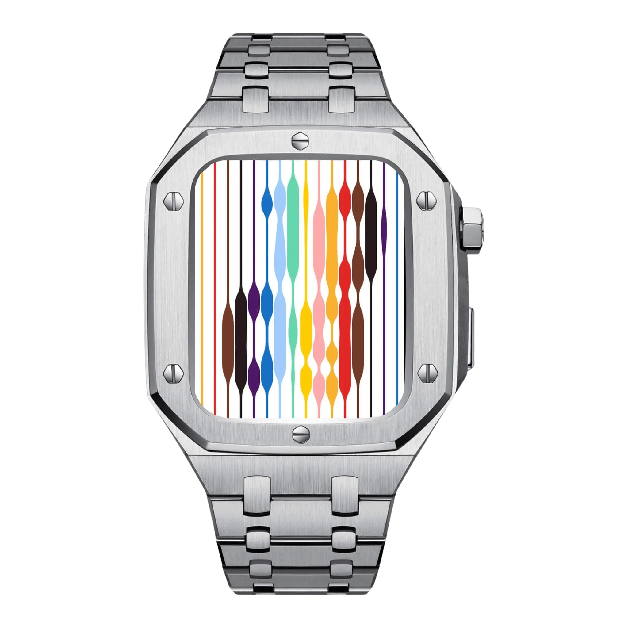 Schutzhülle für Apple Watch 44 mm aus Edelstahl