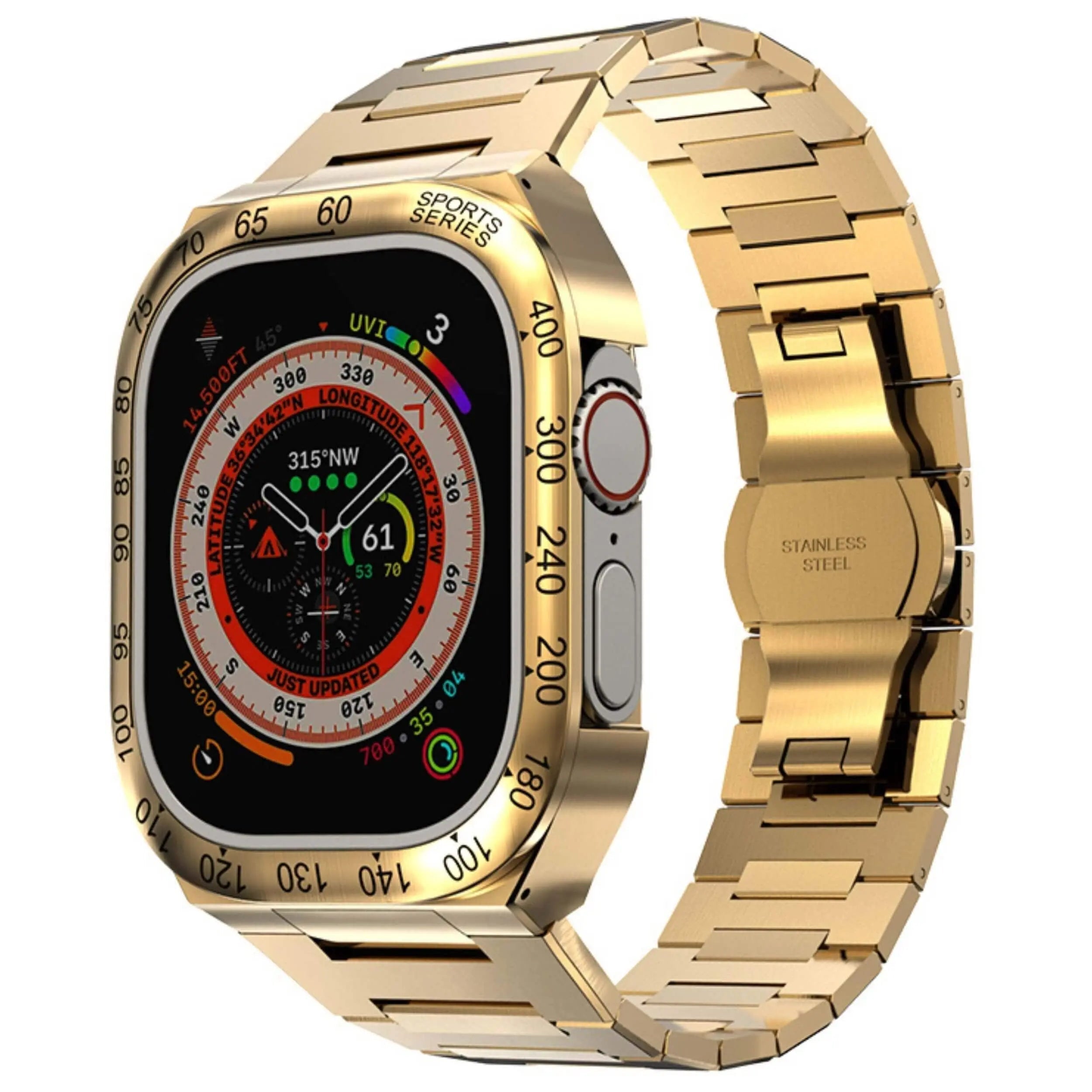 Apple Watch 44 mm stainless steel protective case