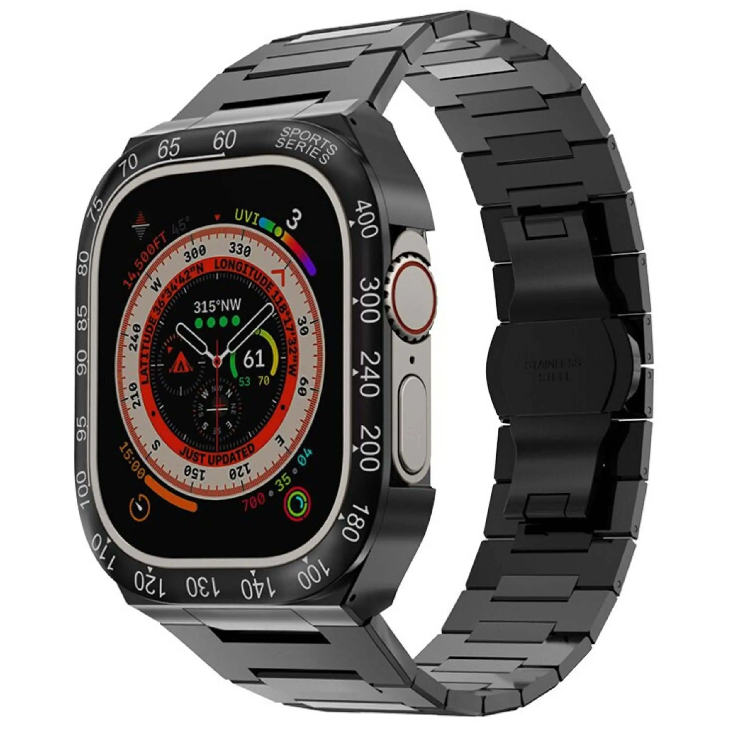 Apple Watch 44 mm stainless steel protective case