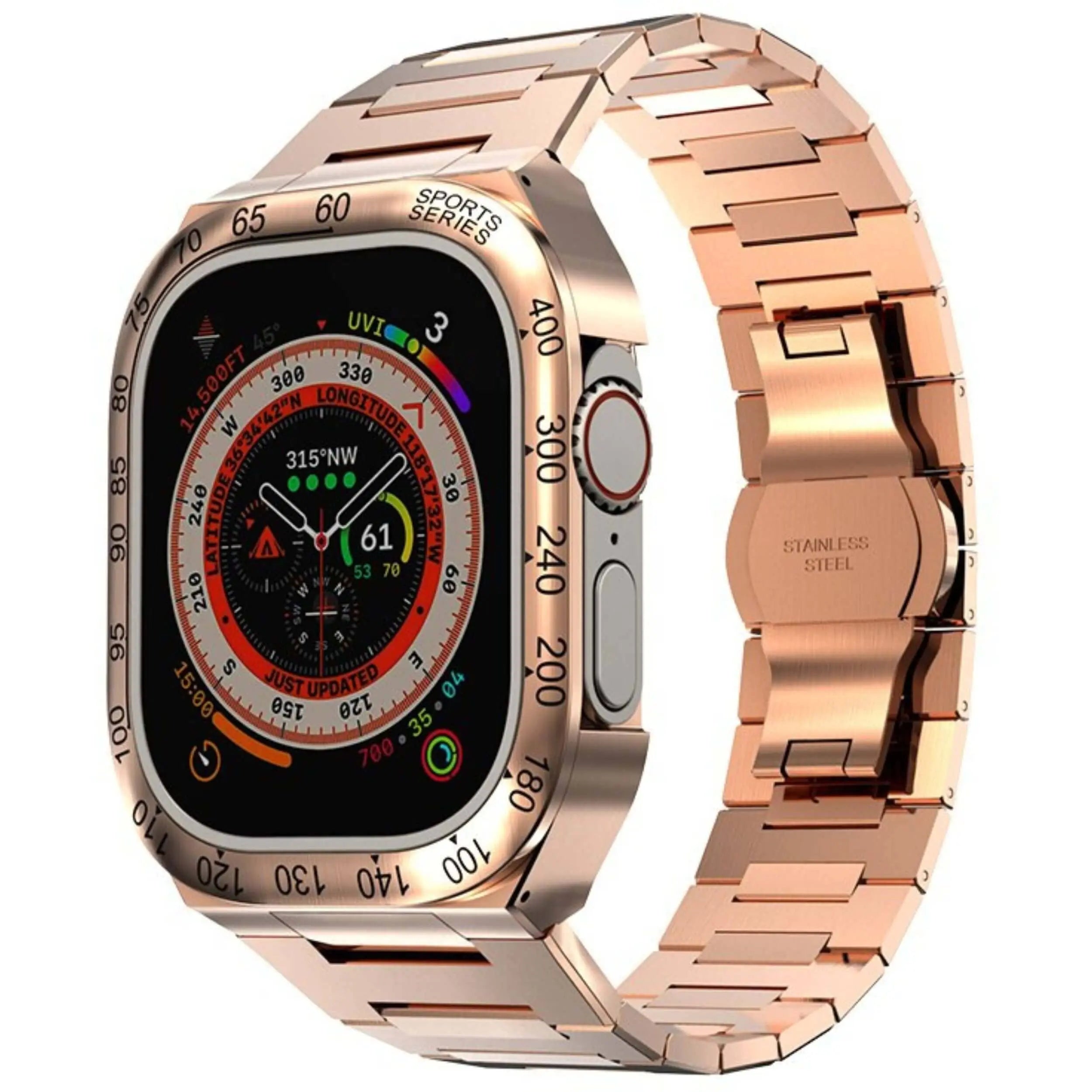 Apple Watch 44 mm stainless steel protective case