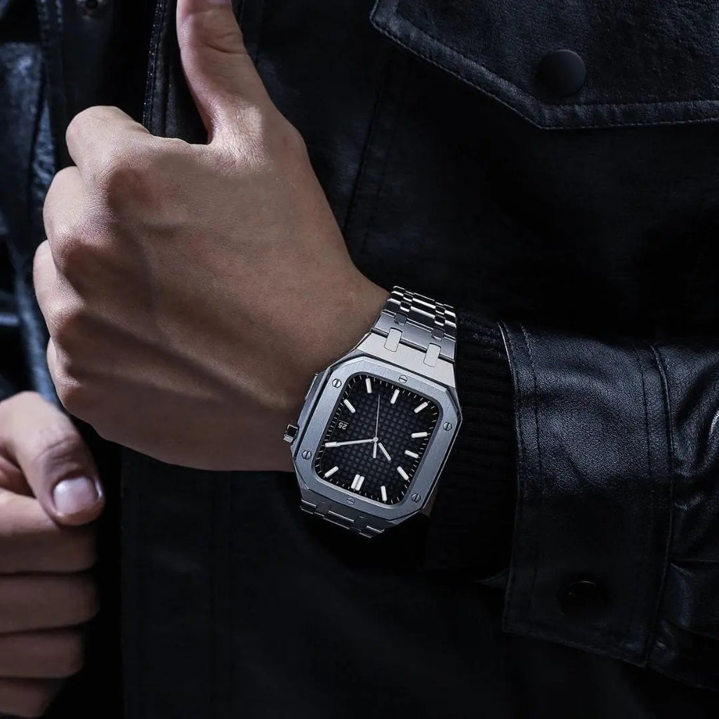 Schutzhülle für Apple Watch 44 mm aus Edelstahl