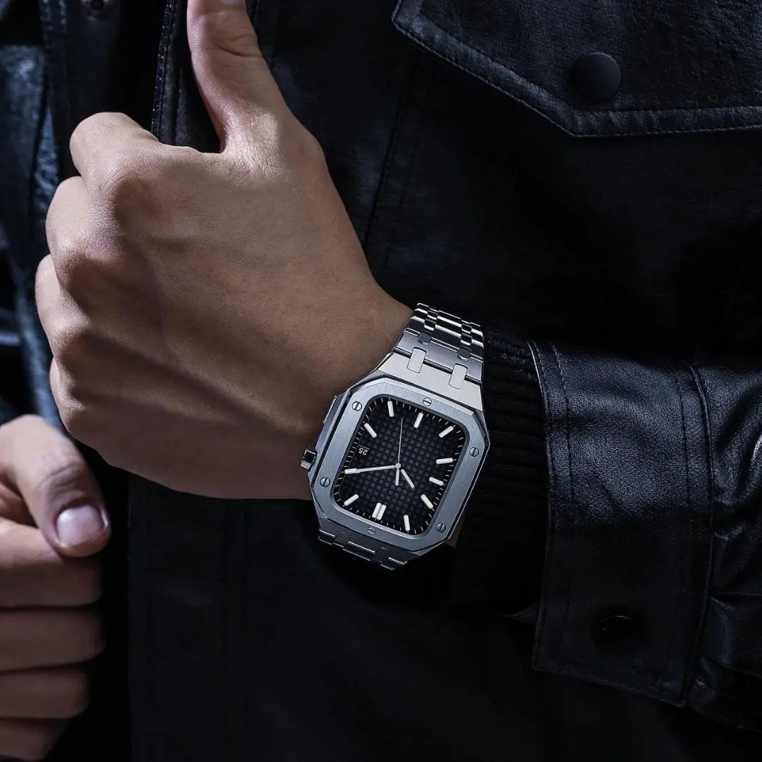 Schutzhülle für Apple Watch 44 mm aus Edelstahl