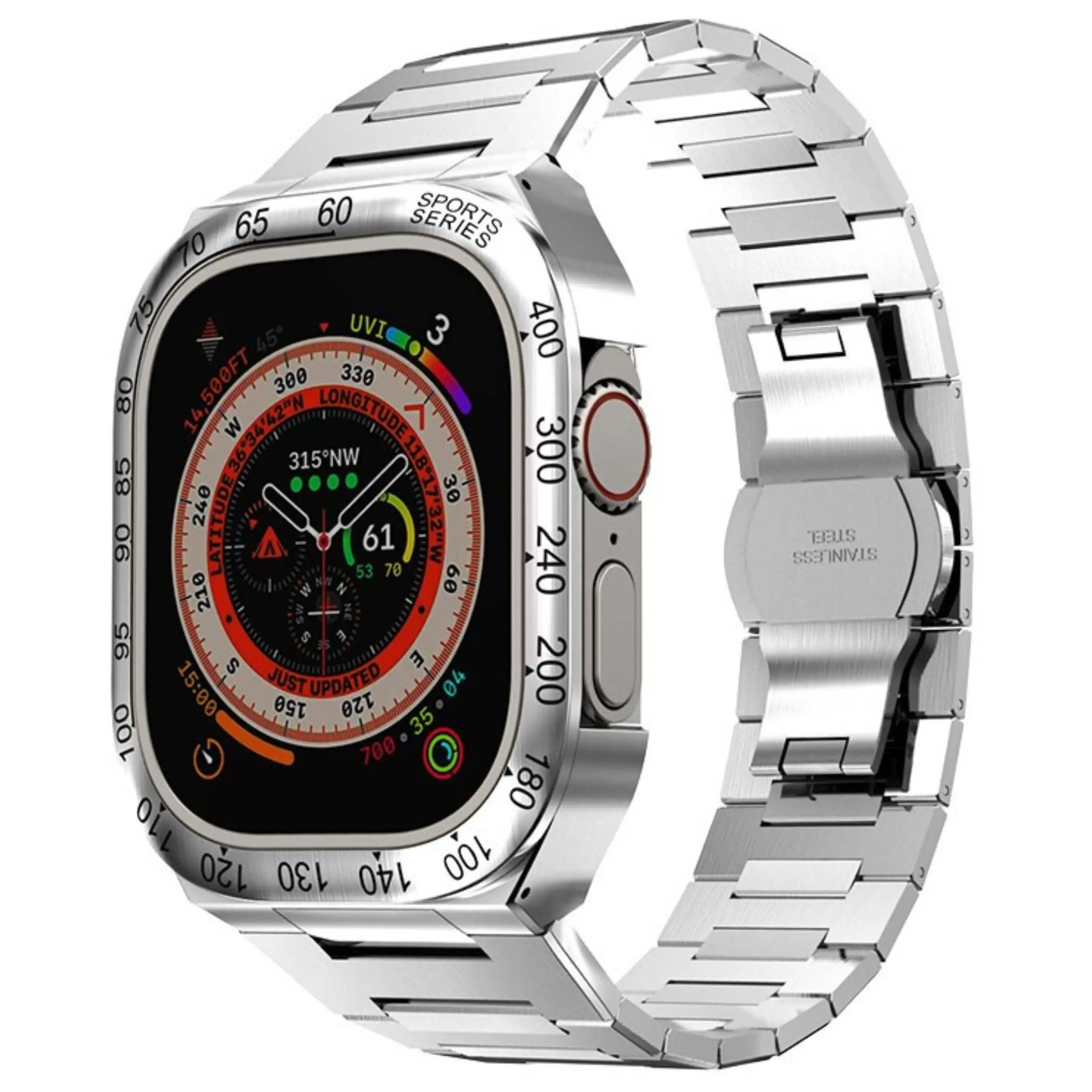 Apple Watch 44 mm stainless steel protective case