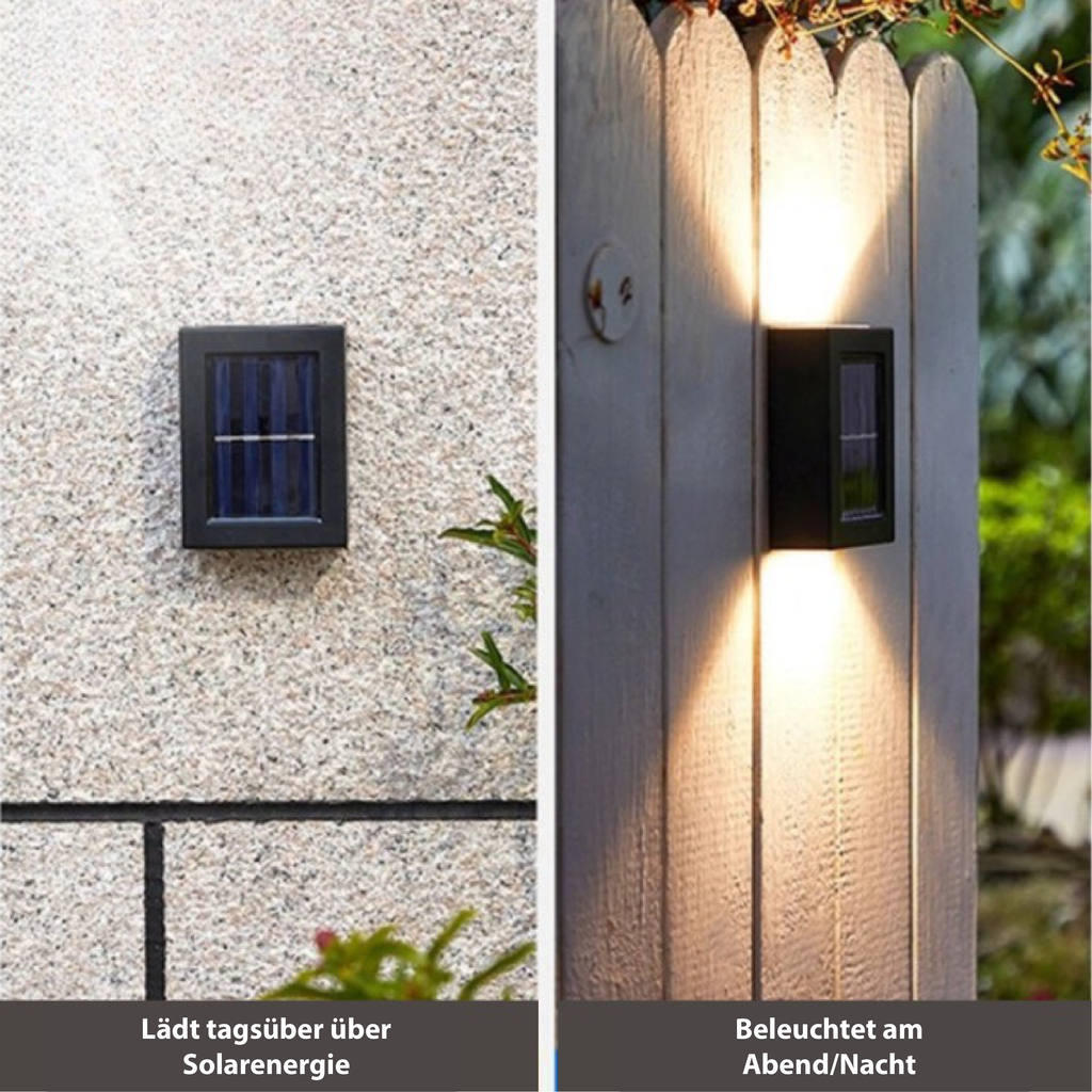 Cozy wireless solar-powered LED garden lighting for patios and driveways