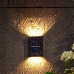 Kinkiety solarne LED do oświetlenia ogrodowego